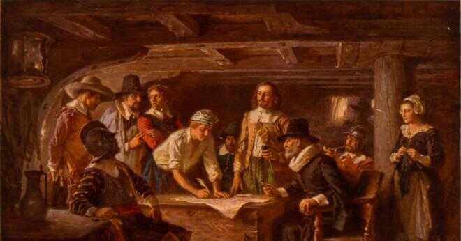 Vad kolonin var Mayflower kompakt skriven?