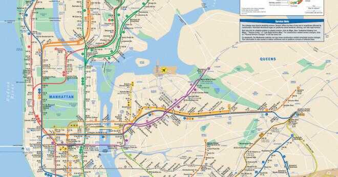 Hur många miles av tunnelbanan spår finns det i New York City?