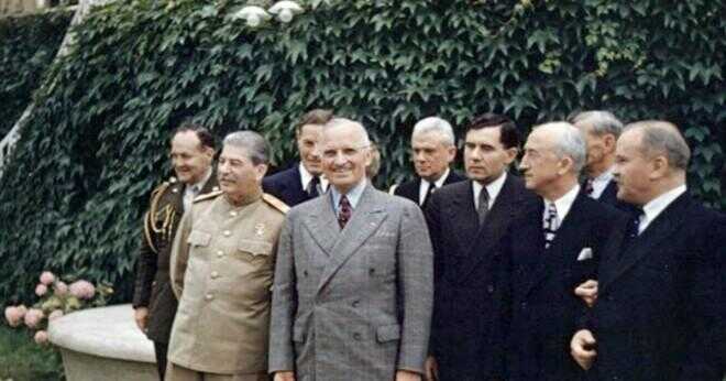 Vad man inte en ledare för allierade vid Jaltakonferensen hölls i februari om 1945?