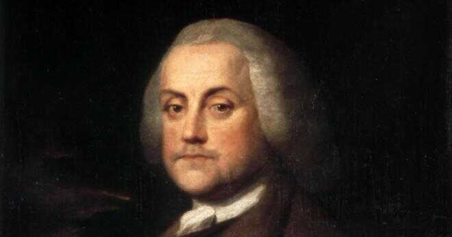 Vad staten Benjamin Franklin representerar?