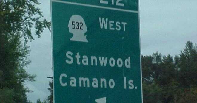 Vad är drivande avståndet mellan Seattle WA och Stanwood WA?