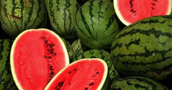 Vad gör vattenmelon känns som gör de känner mjuk eller hård?
