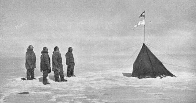 Vad gjorde den not som Amundsen vänster på sydpolen läsa?