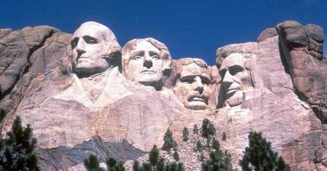 Vad ordförandena är på Mount Rushmore?