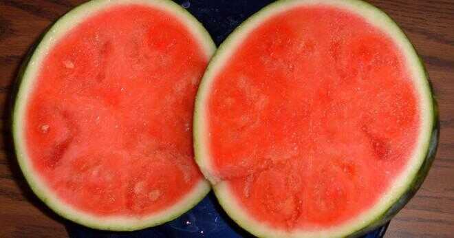 Hur lång tid tar det för en vattenmelon till frukt om odlas från frö?
