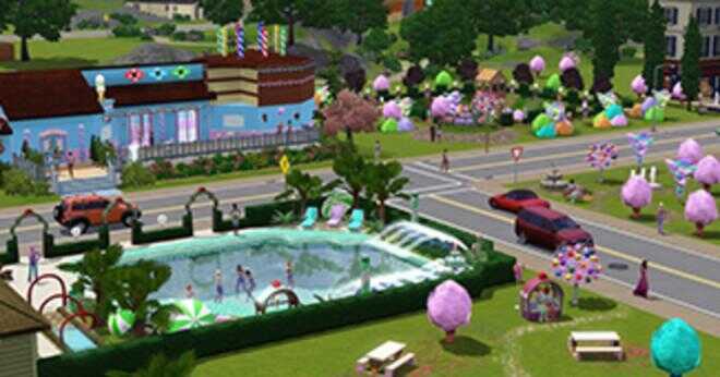 Hur gör man en strand stadsdel i Sims 2 Bon Voyage?
