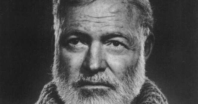 Vad är 3 fakta om Ernest Hemingway?