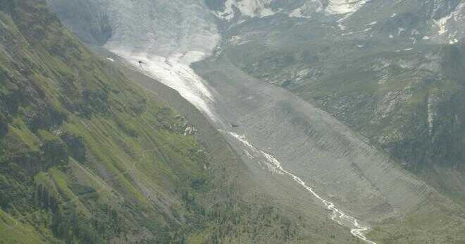Vilka är två landformer som kan orsakas av glaciärer?